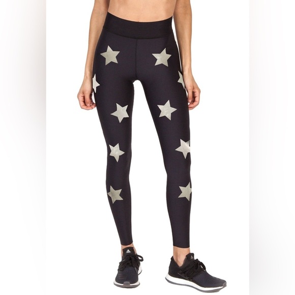 Ultracor LUX ESSENTIALS STAR KNOCKOUT ULTRA HIGH LEGGING black silver size xs - Picture 1 of 7
